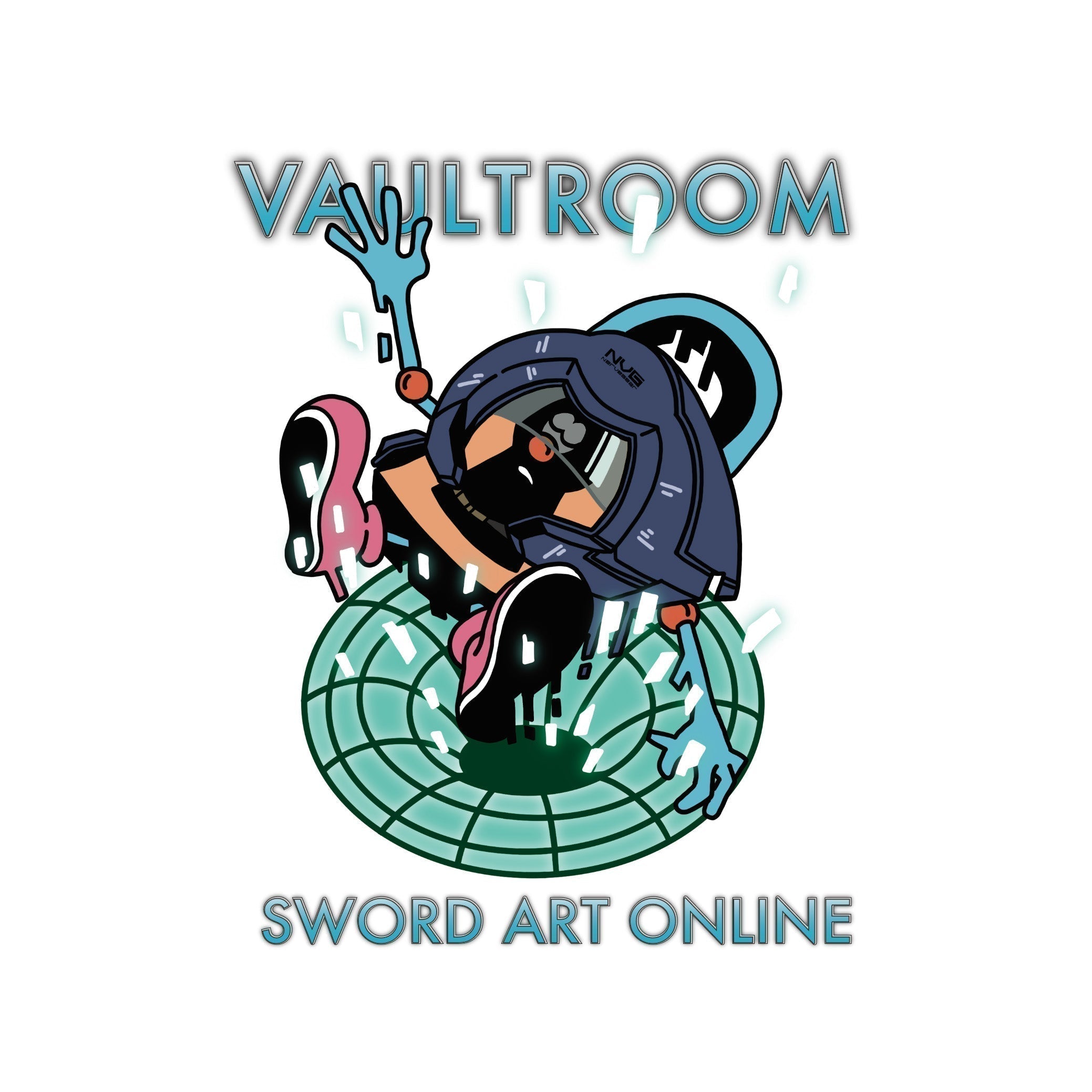 トップス Sao THNCLZX Washed vintage Sword Art Online SAO cotton T-shirt