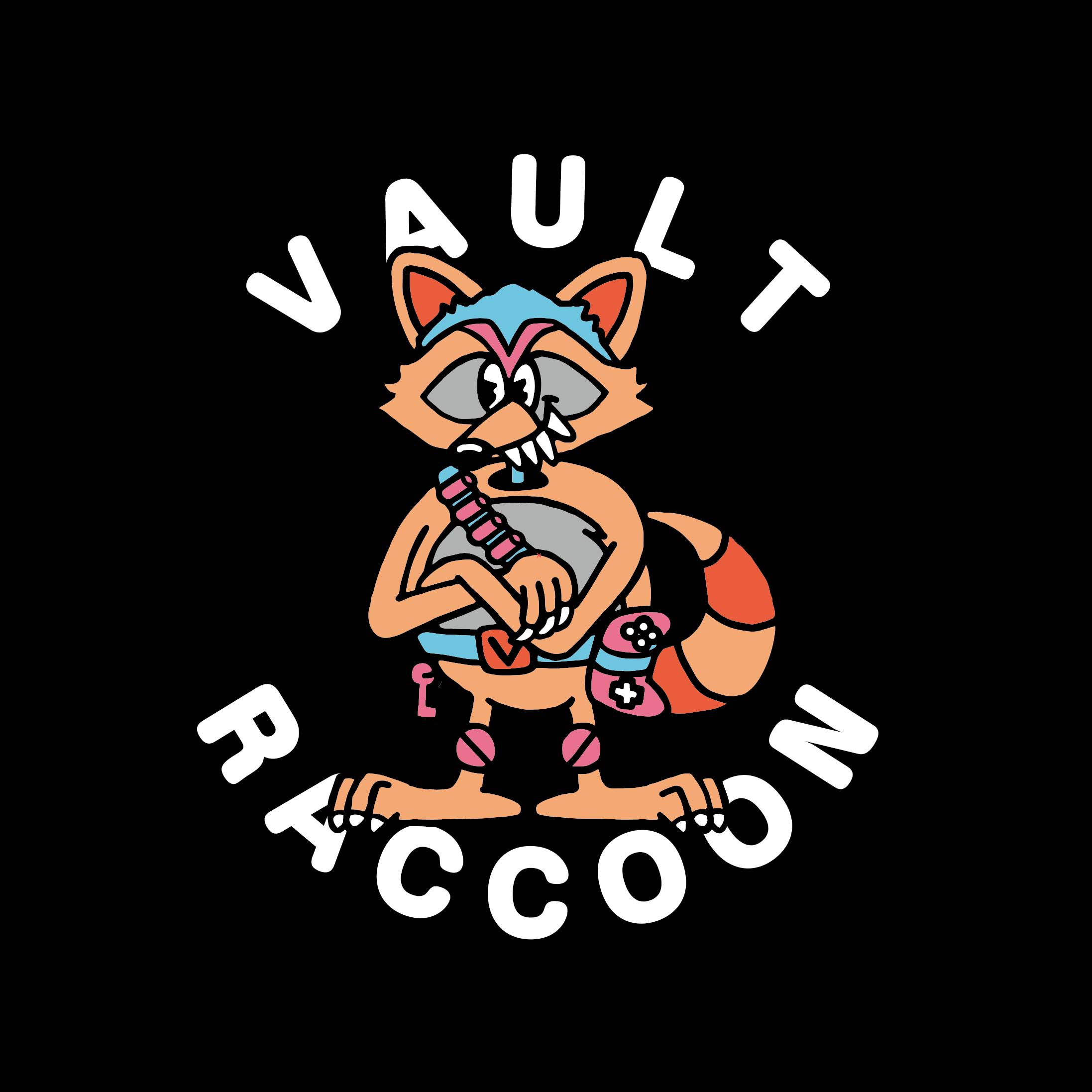 ラスvaultroom✖️Crazy Raccoon Ras コラボパーカー