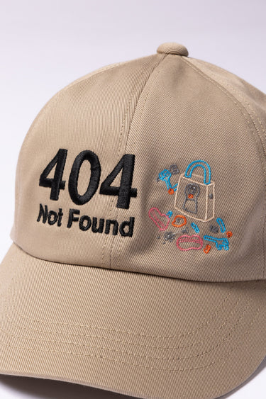 404 NOT FOUND CAP / BGE - vaultroom 公式オンラインストア