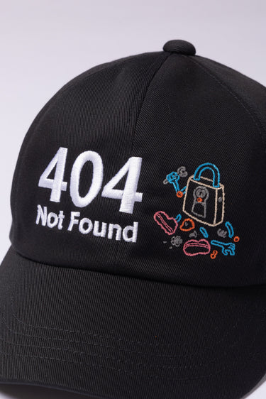 404 NOT FOUND CAP / BLK - vaultroom 公式オンラインストア