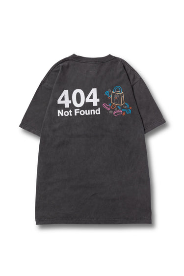 404 NOT FOUND TEE / CHARCOAL - vaultroom 公式オンラインストア