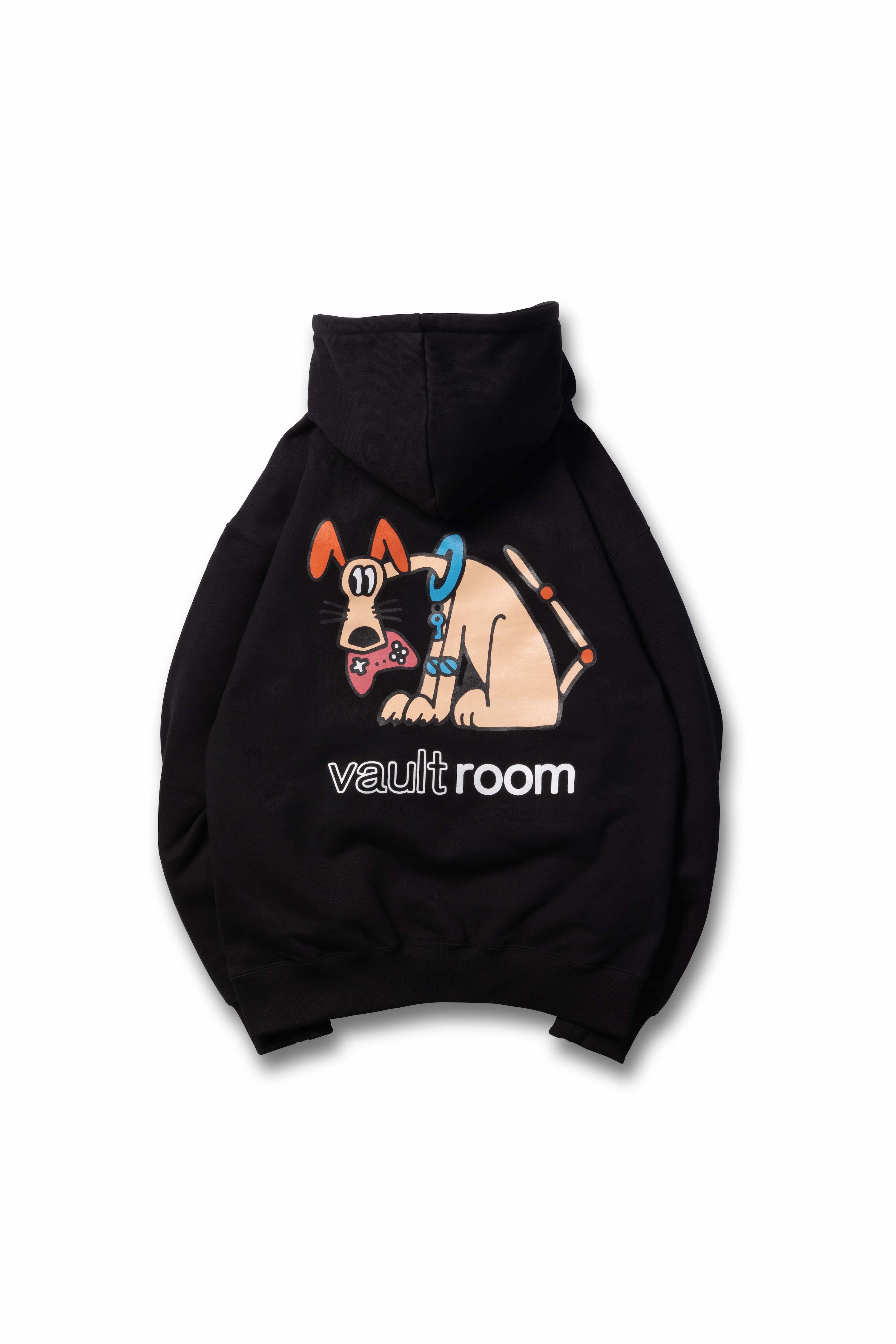 vaultroom KEY DOG HOODIE / BLKcotton100%