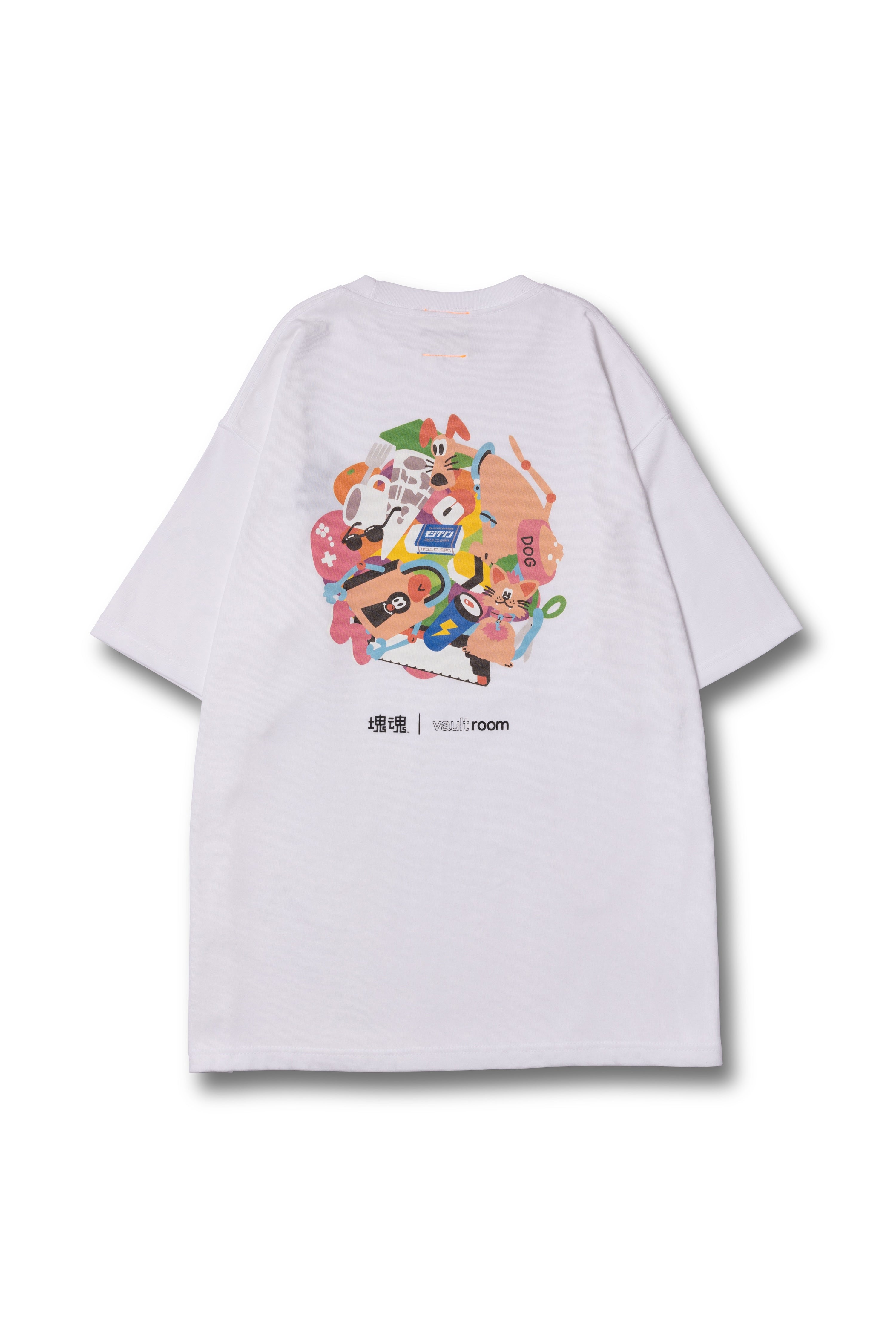 大好き KATAMARI VAULTROOM – WHITE / TEE トップス
