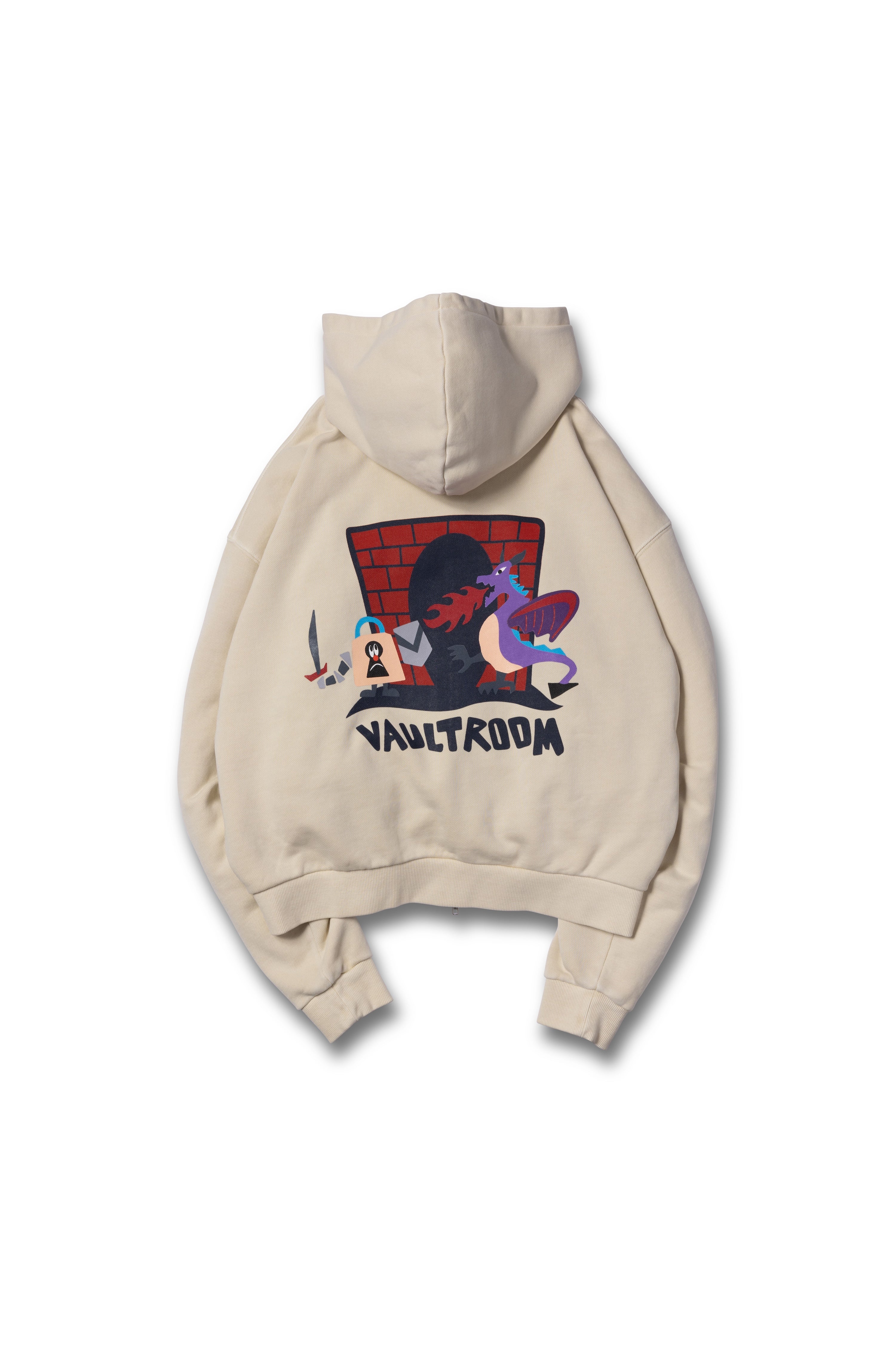 ENCOUNT ZIP HOODIE / LIGHT BEIGE – VAULTROOM