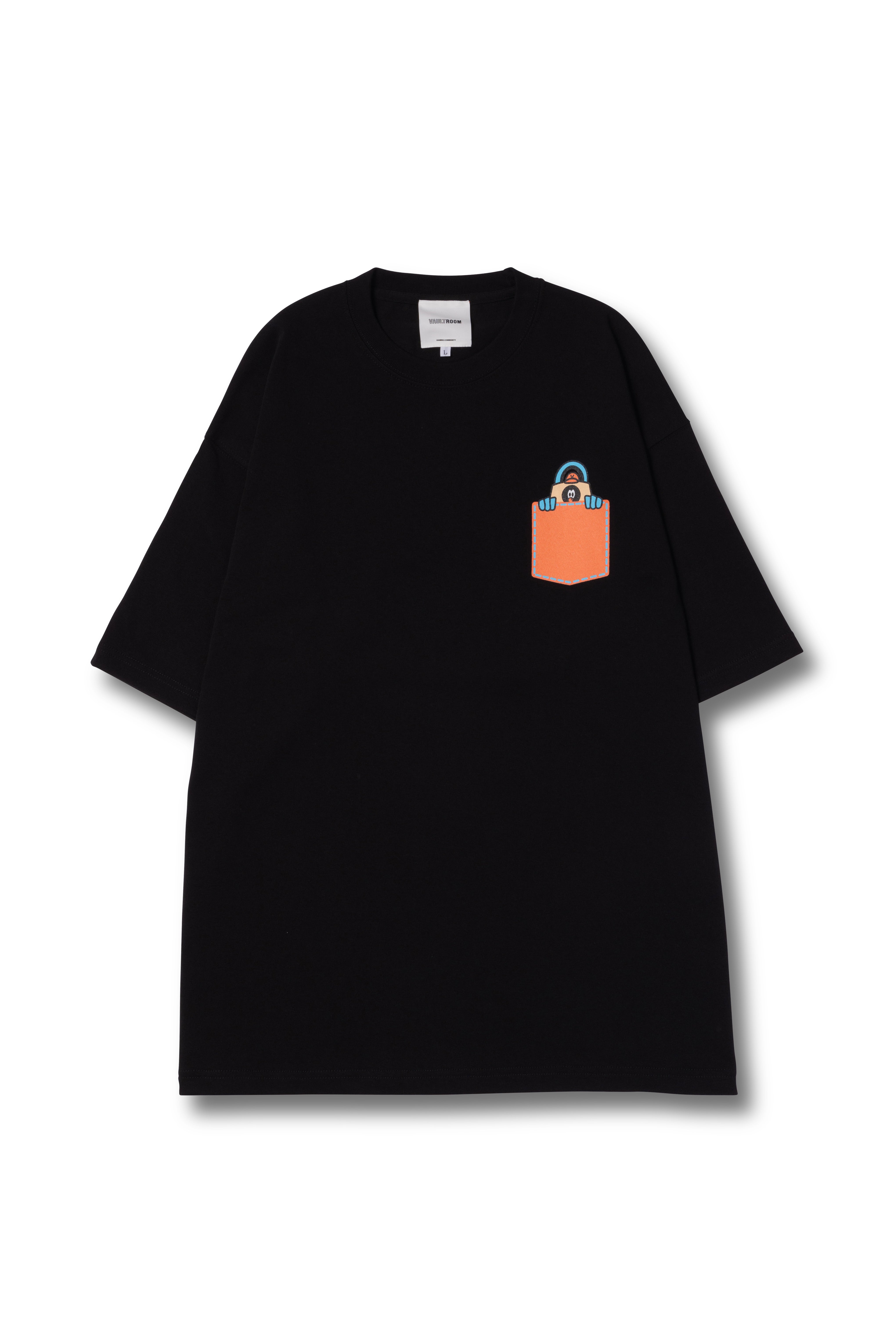 VAULTROOM FAKE POCKET TEE / BLK
