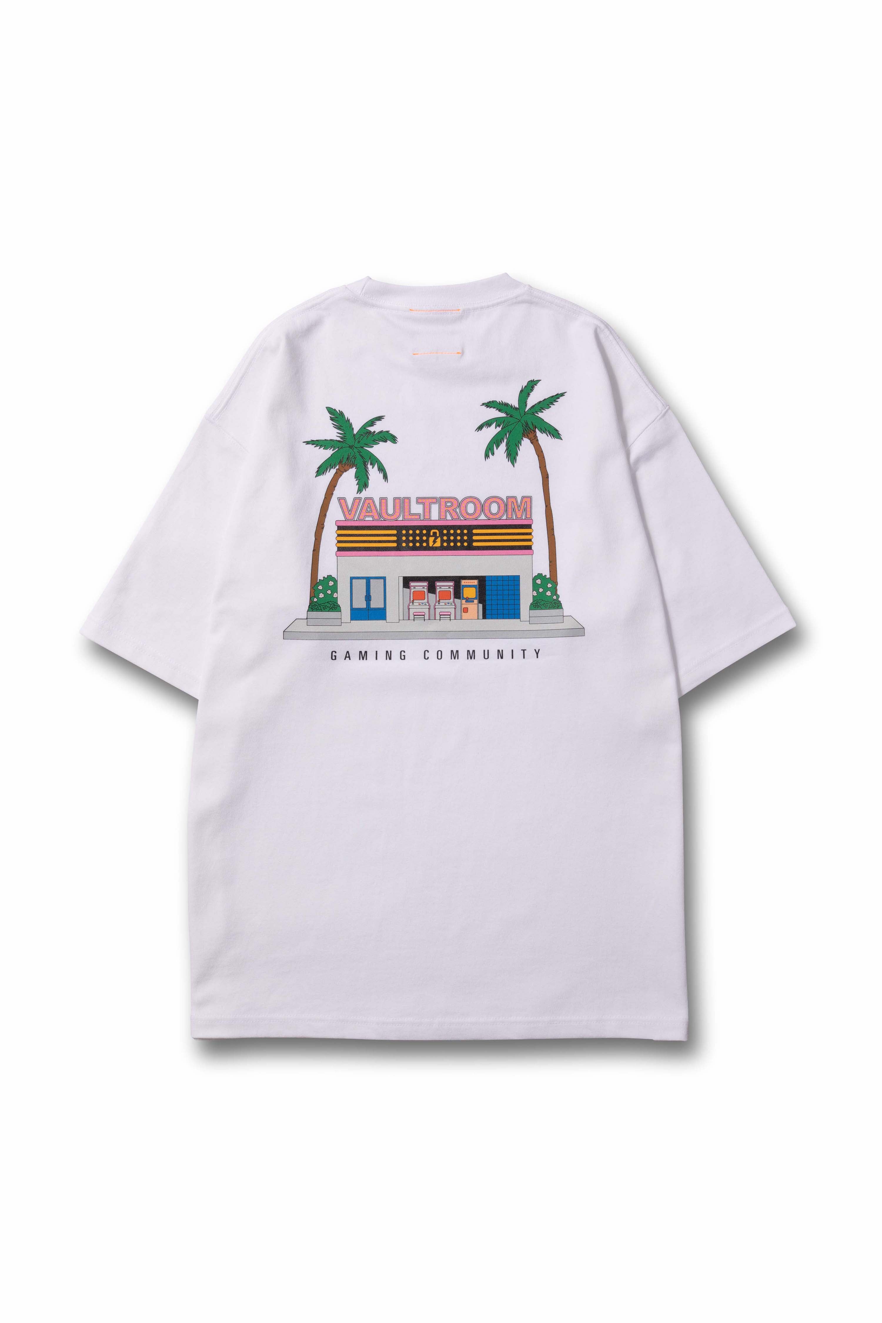 Vaultroom GAME CENTER TEE / WHT XL - Tシャツ/カットソー(半袖/袖なし)