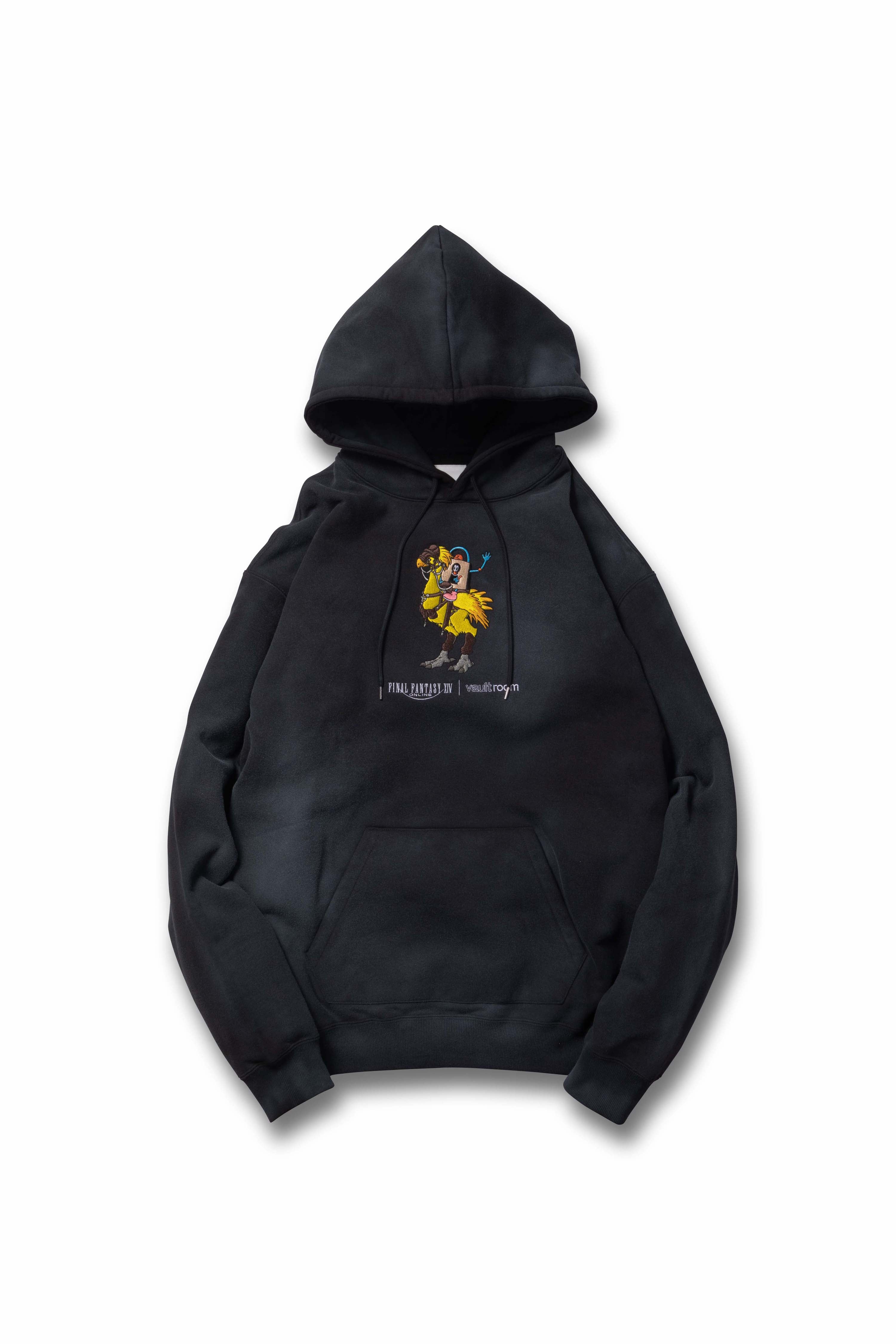 トップスVR × FFXIV CHOCOBO HOODIE / FADE BLACK - パーカー