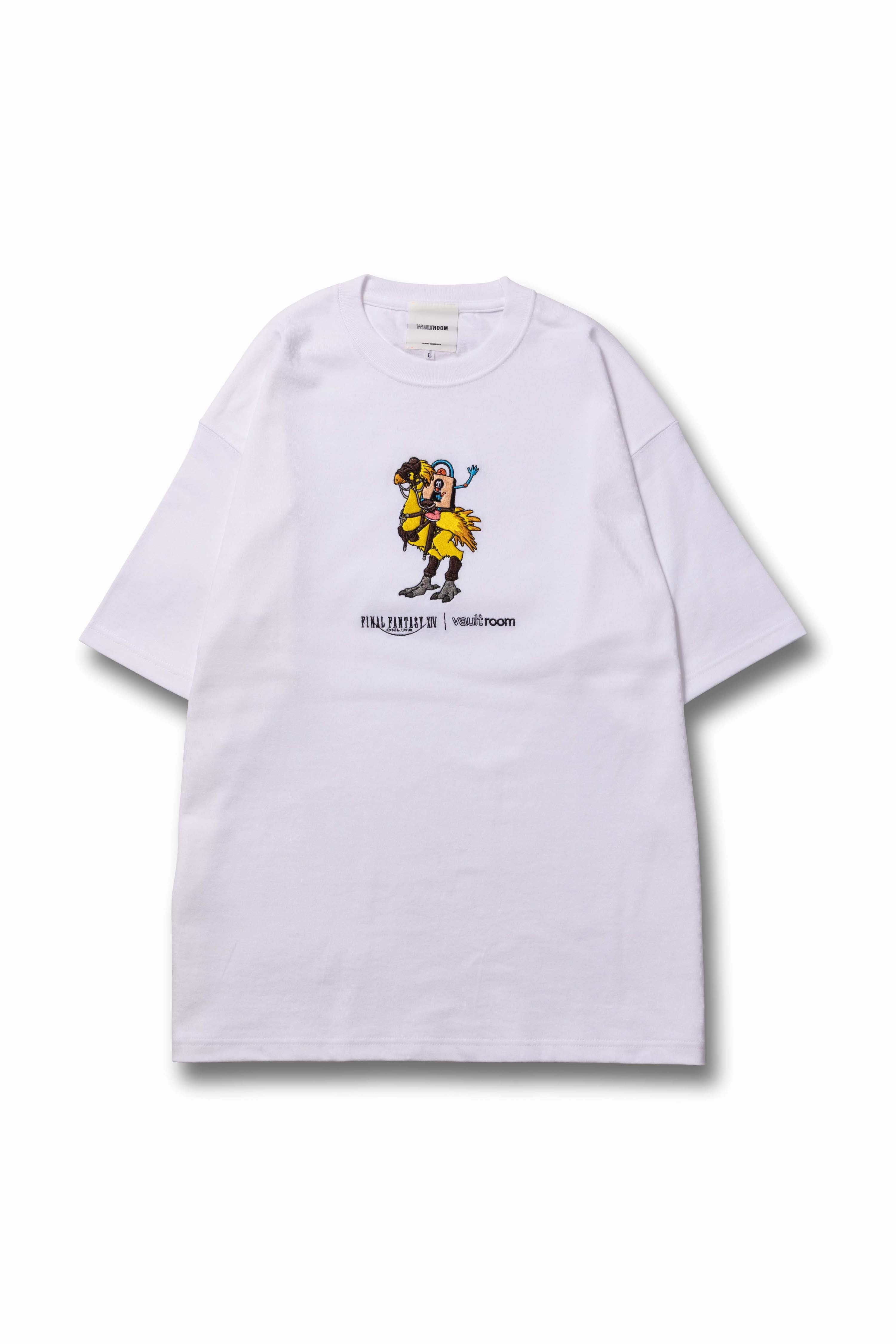 VR × FFXIV CHOCOBO TEE / WHT L - Tシャツ/カットソー(半袖/袖なし)