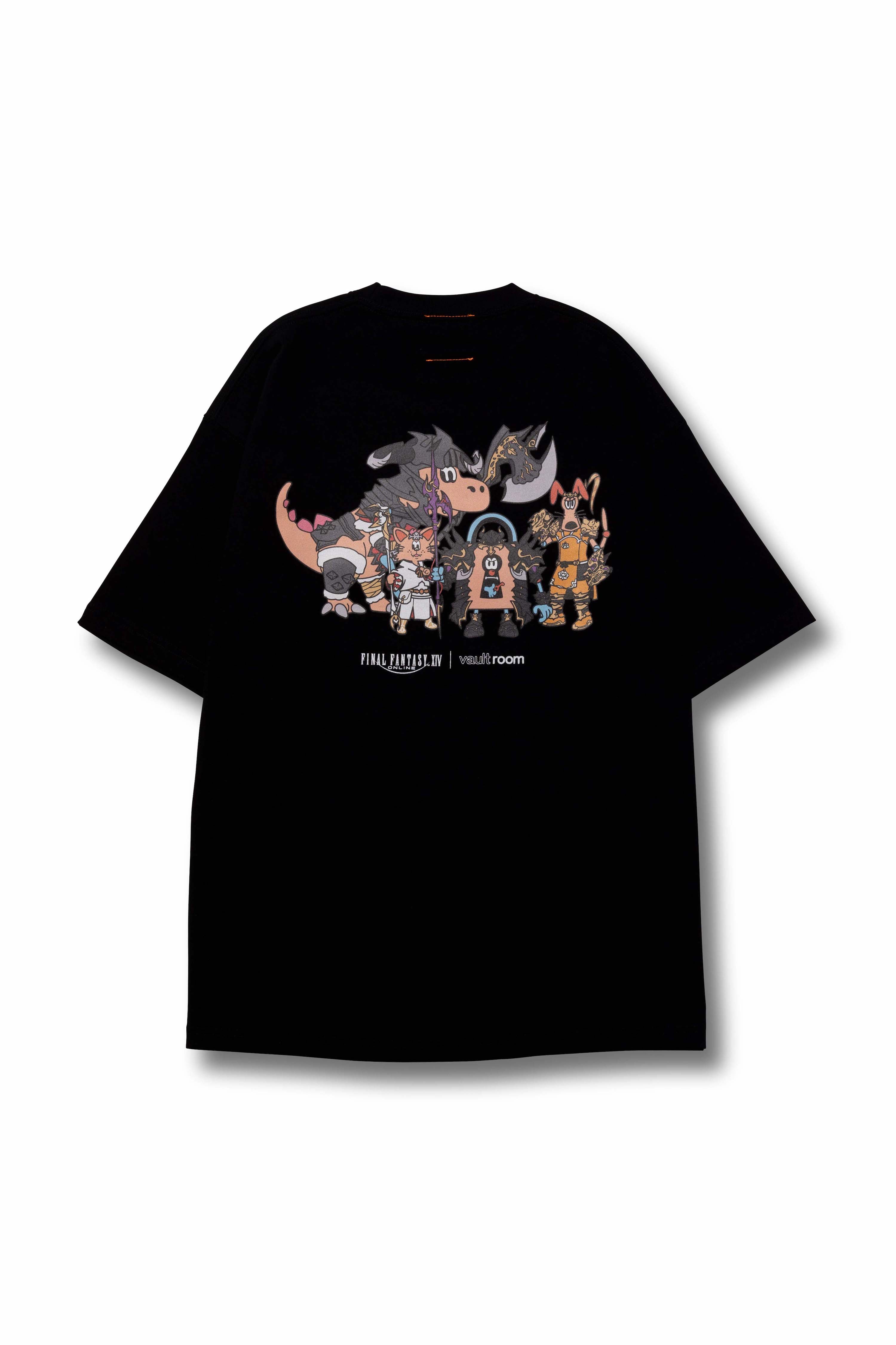 vault【新品】Mサイズ vaultroom FF14 コラボTシャツ 黒