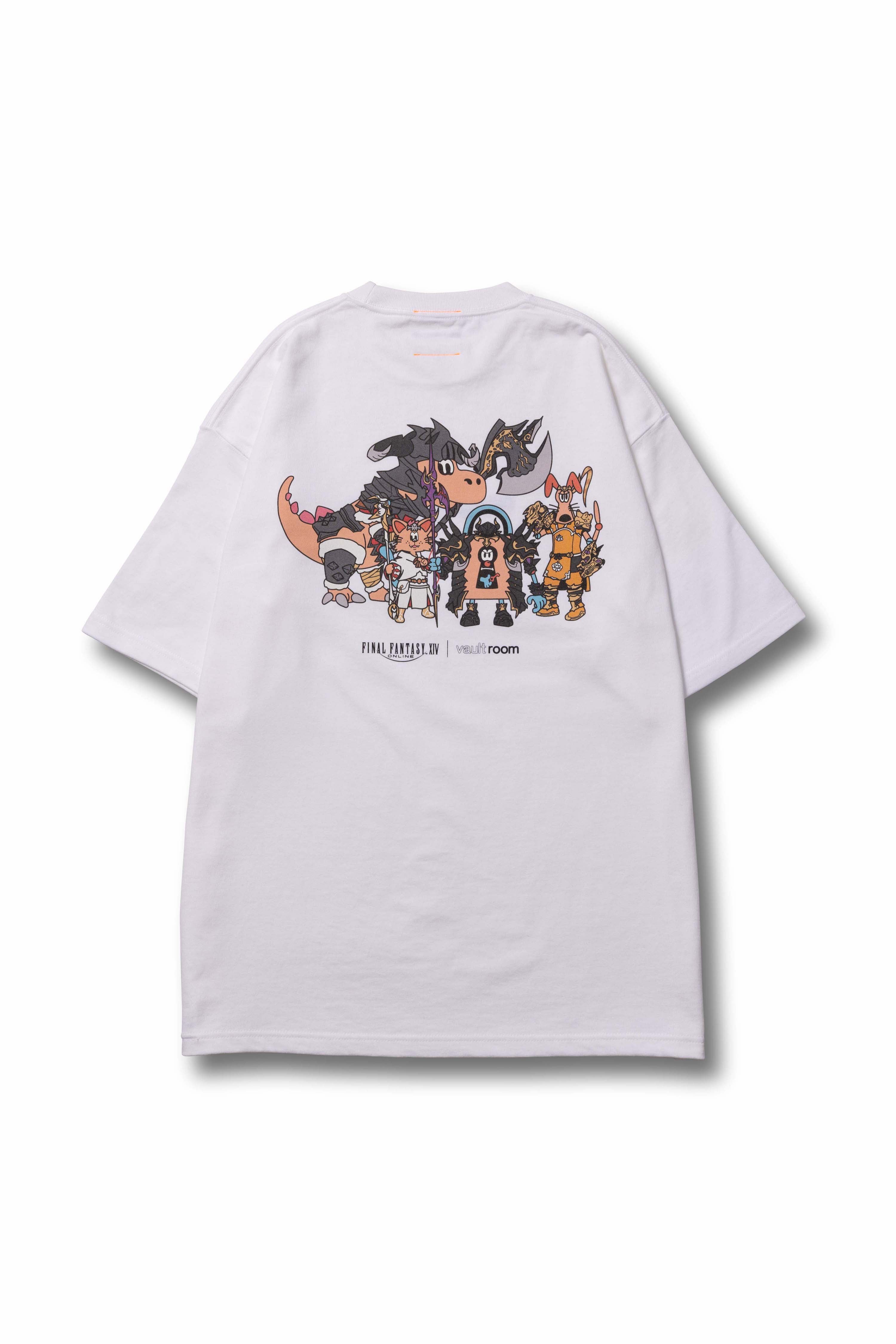 vaultroom VR × FFXIV LIGHT PARTY TEE WHT