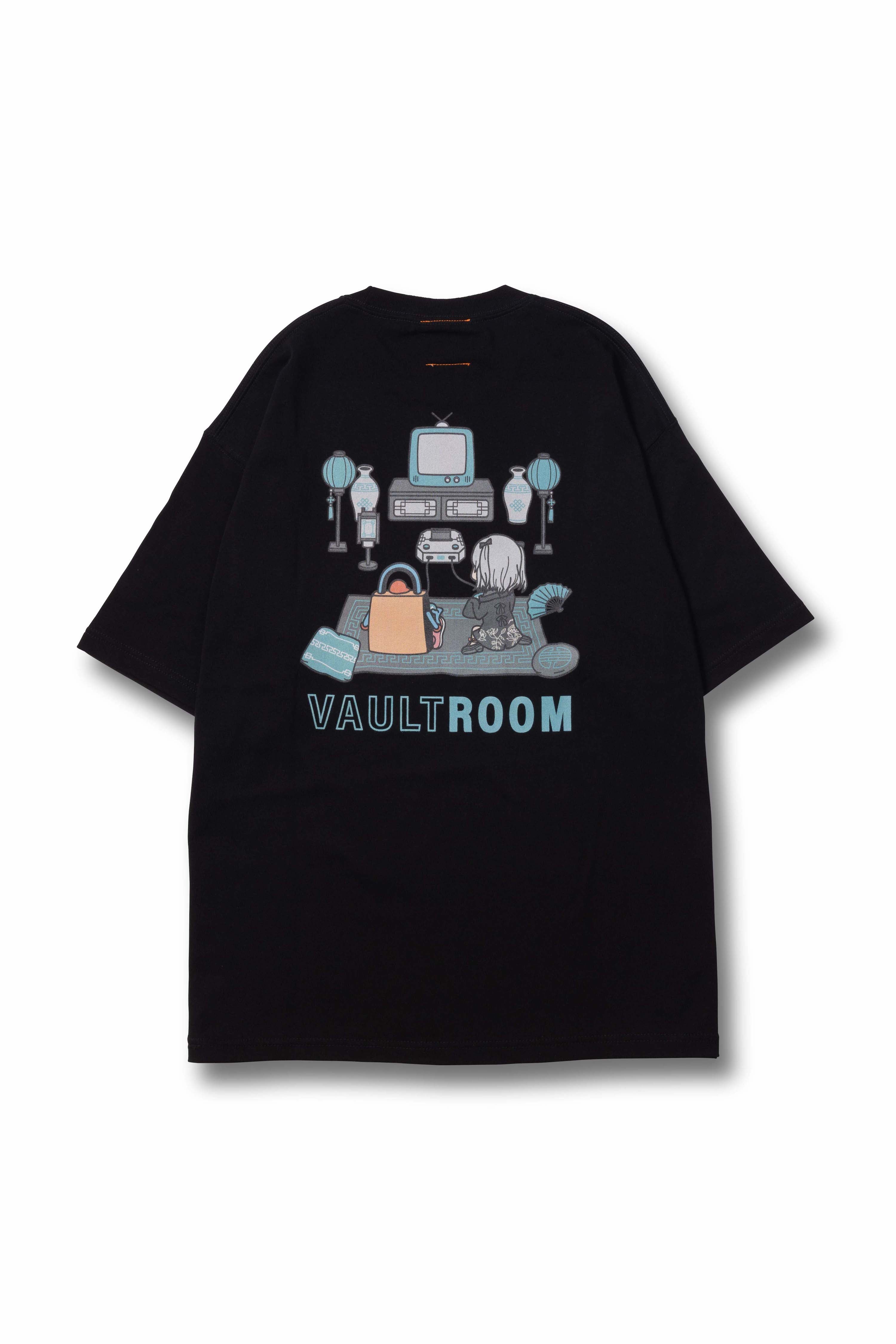 VR × TORORO TEE / BLK vaultroom no.2 - portwood.ca