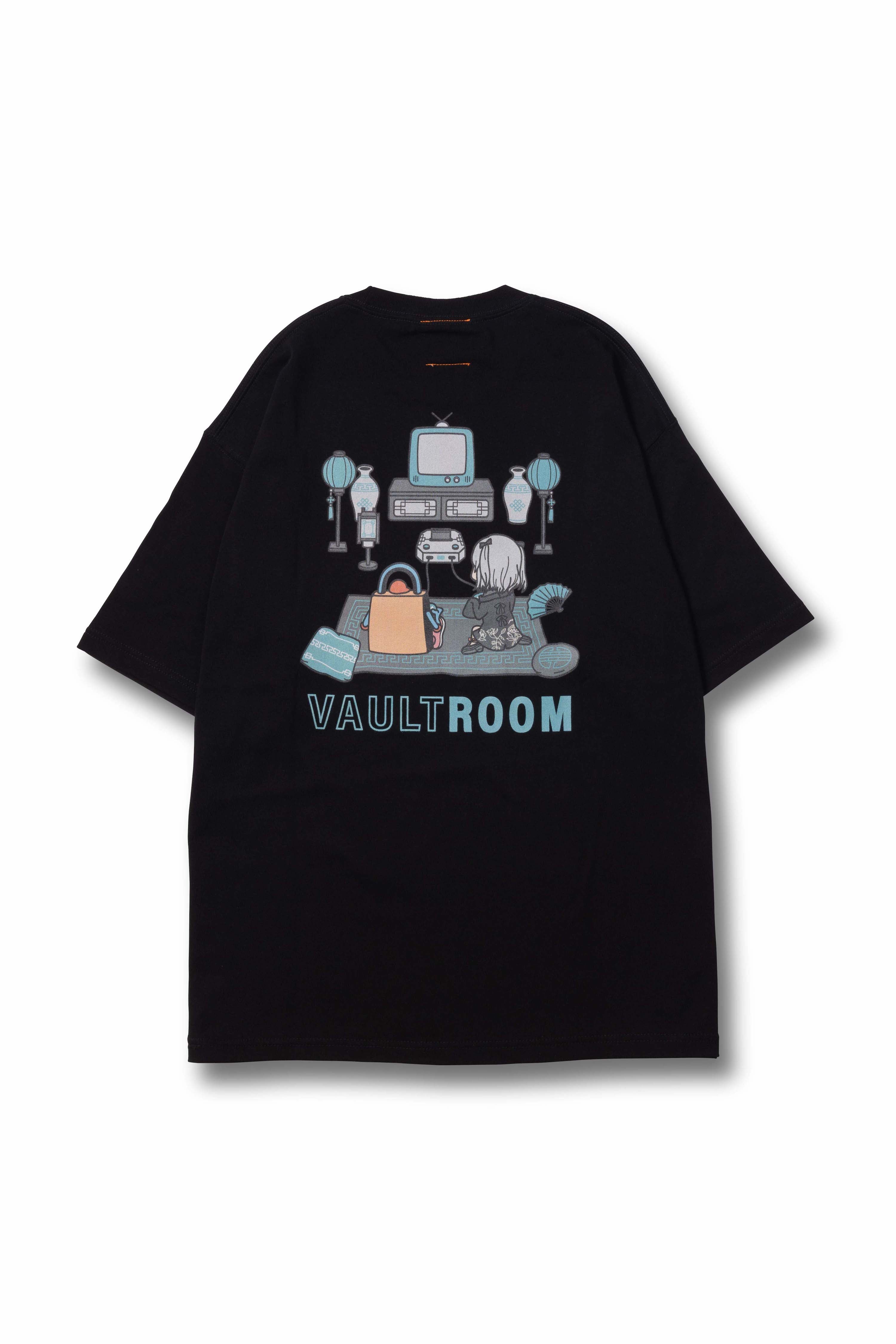 vaultroom × 猫麦とろろ VR × TORORO TEE / BLK Tシャツ/カットソー