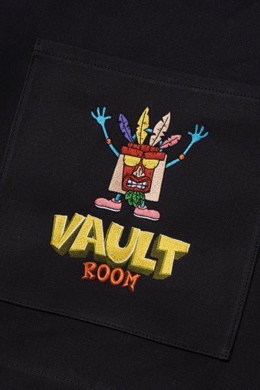 AKUAKU CANVAS TOTE BAG / BLACK - vaultroom 公式オンラインストア