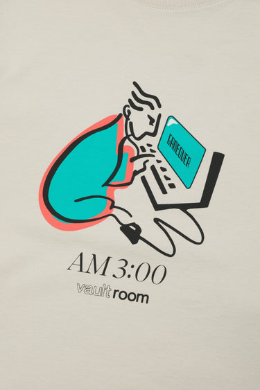 AM3:00 TEE / GREIGE - vaultroom 公式オンラインストア