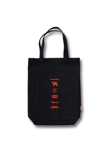 ASSEMBLE LOGO CANVAS TOTE BAG / BLACK - vaultroom 公式オンラインストア