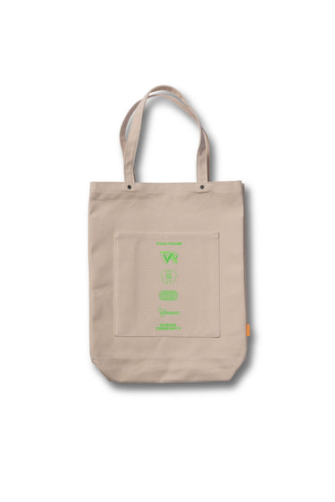 ASSEMBLE LOGO CANVAS TOTE BAG / NATURAL - vaultroom 公式オンラインストア