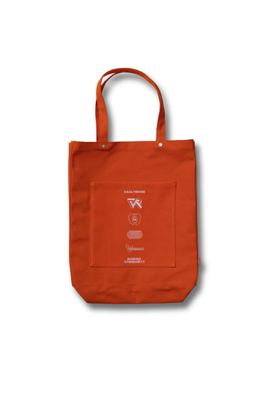 ASSEMBLE LOGO CANVAS TOTE BAG / ORANGE - vaultroom 公式オンラインストア