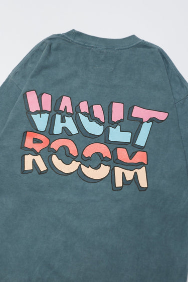 BATTLE - WORN TEE / BLUE GRAY - vaultroom 公式オンラインストア