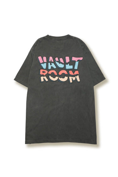 BATTLE - WORN TEE / CHARCOAL - vaultroom 公式オンラインストア