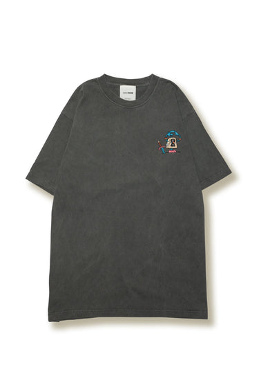 BATTLE - WORN TEE / CHARCOAL - vaultroom 公式オンラインストア