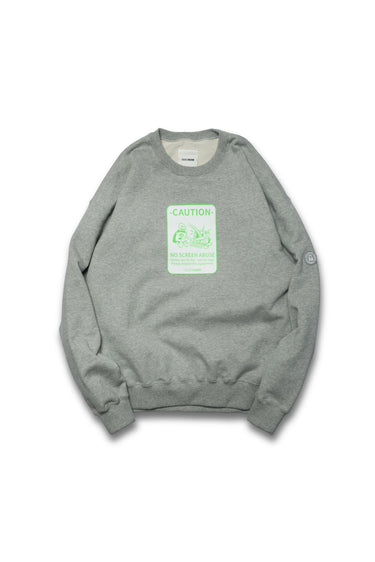 CAUTION CREWNECK / GRAY - vaultroom 公式オンラインストア
