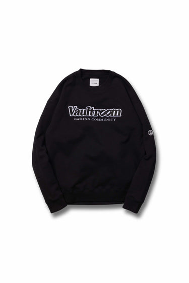 COMMUNITY CREWNECK / BLK - vaultroom 公式オンラインストア