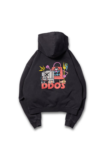 DDOS ZIP HOODIE / BLACK - vaultroom 公式オンラインストア
