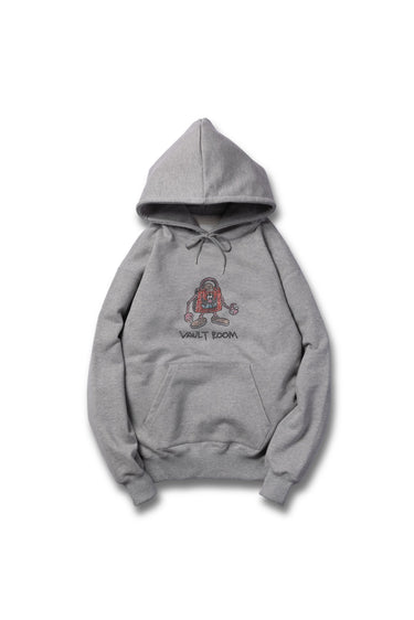 DEVIL RHINESTONE HOODIE / GRY - vaultroom 公式オンラインストア