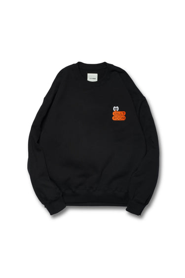 DM LOGO CREWNECK / BLACK - vaultroom 公式オンラインストア