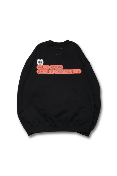 DM LOGO CREWNECK / BLACK - vaultroom 公式オンラインストア