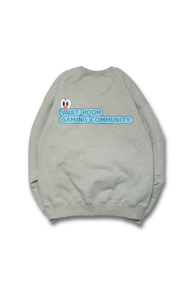 DM LOGO CREWNECK / GRAY - vaultroom 公式オンラインストア