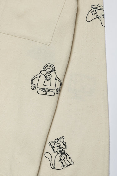 DRAWING COTTON SILK SHIRT / NATURAL - vaultroom 公式オンラインストア