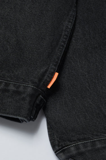 EMB PATCH DENIM JACKET / BLACK - vaultroom 公式オンラインストア