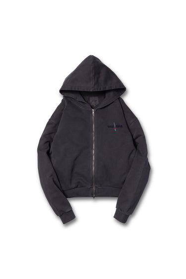 ENCOUNT ZIP HOODIE / BLACK - vaultroom 公式オンラインストア