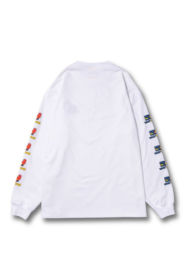 FIRE LOGO L/S TEE / WHT - vaultroom 公式オンラインストア