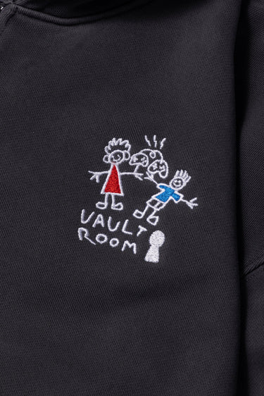 FRIENDLY ZIP HOODIE / BLACK - vaultroom 公式オンラインストア