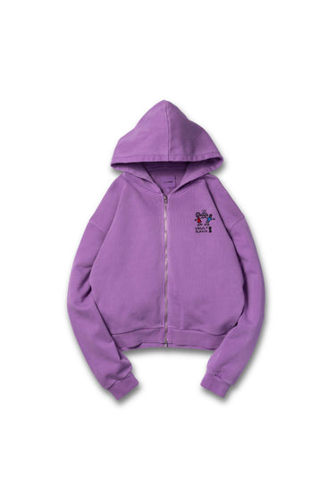 FRIENDLY ZIP HOODIE / VIOLET - vaultroom 公式オンラインストア