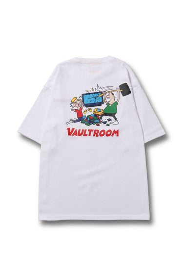 GAME CRASH TEE / WHT - vaultroom 公式オンラインストア