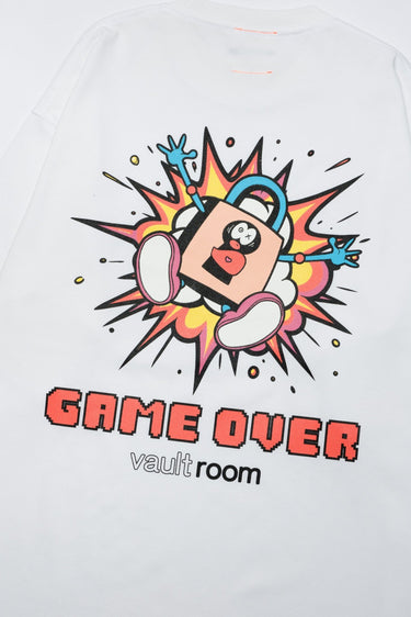 GAME OVER TEE / WHITE - vaultroom 公式オンラインストア