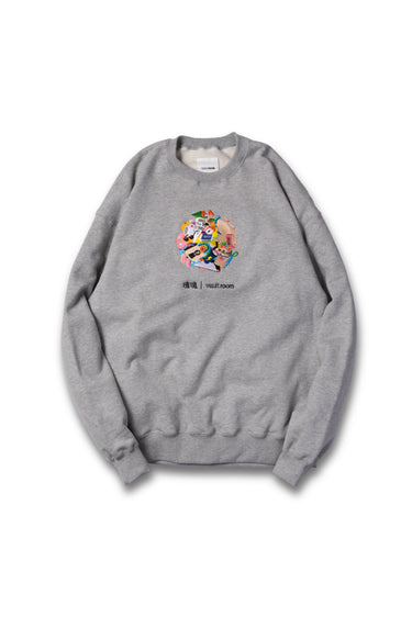 KATAMARI CREWNECK / GREY - vaultroom 公式オンラインストア