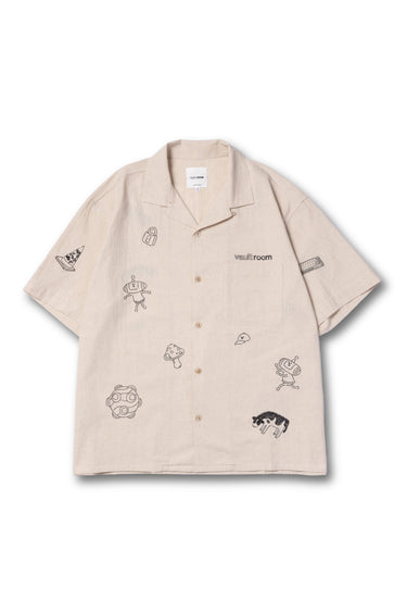 KATAMARI DAMACY S/S SHIRT / NATURAL - vaultroom 公式オンラインストア