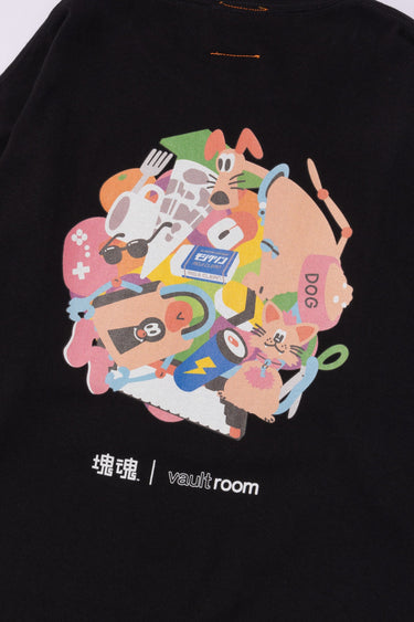 KATAMARI TEE / BLACK - vaultroom 公式オンラインストア