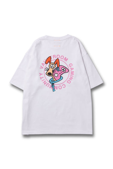 KEY DOG CIRCLE ICON TEE / WHT - vaultroom 公式オンラインストア