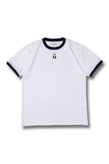 KEY LOGO TRIM TEE / WHT×NVY - vaultroom 公式オンラインストア