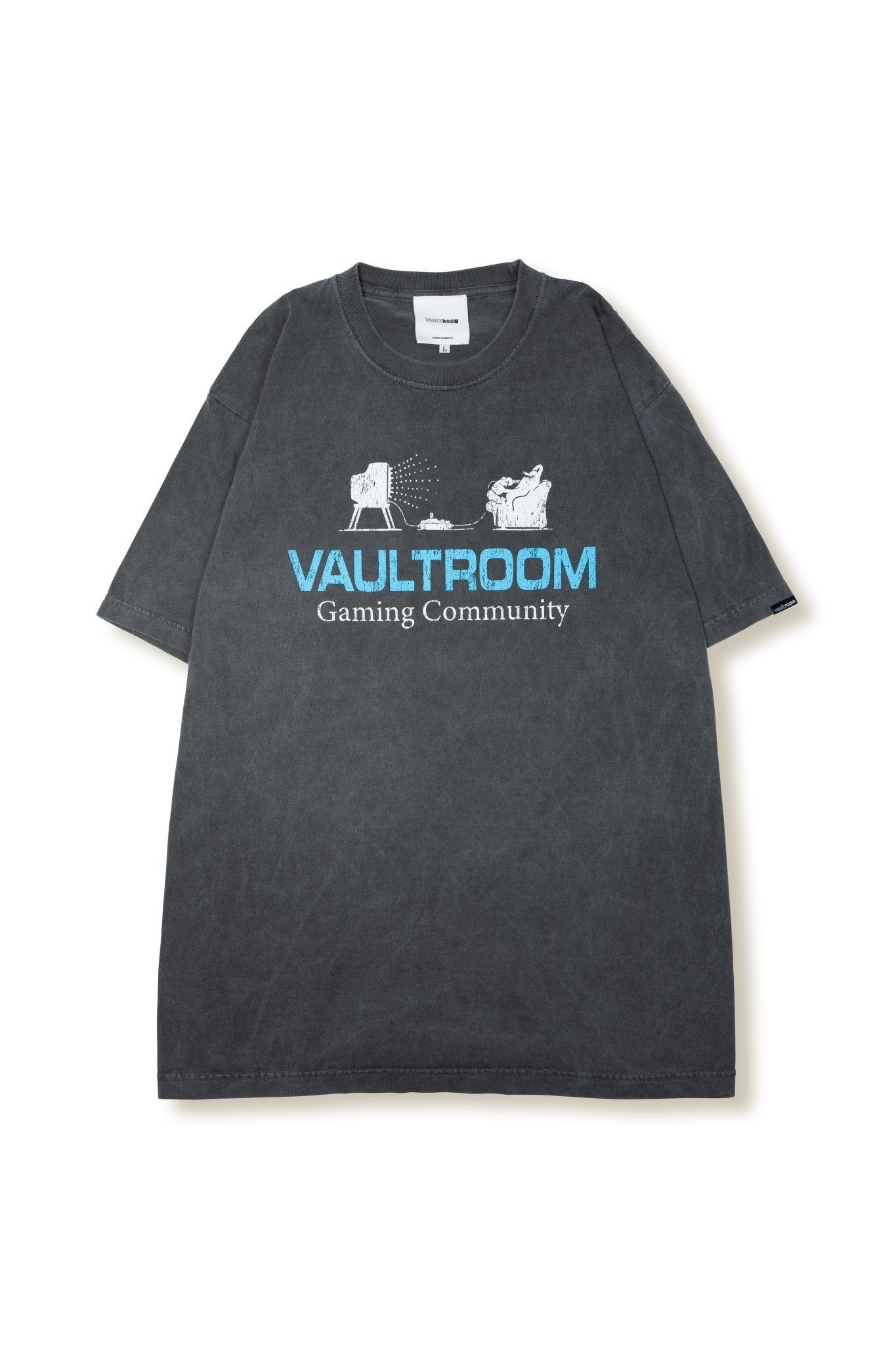 LAZY GAMER TEE / CHARCOAL – vaultroom 公式オンラインストア