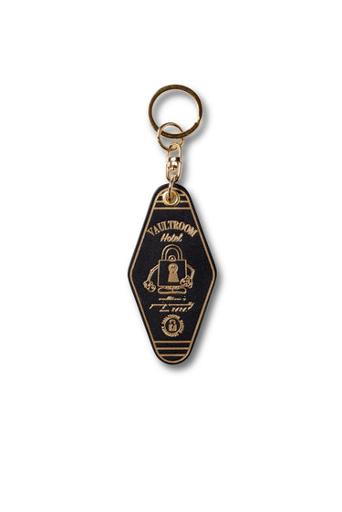 LEATHER HOTEL KEYCHAIN / BLACK - vaultroom 公式オンラインストア