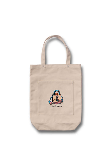 LOGO CANVAS TOTE BAG / NATURAL - vaultroom 公式オンラインストア