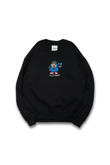 LUKE COS CREWNECK / BLACK - vaultroom 公式オンラインストア