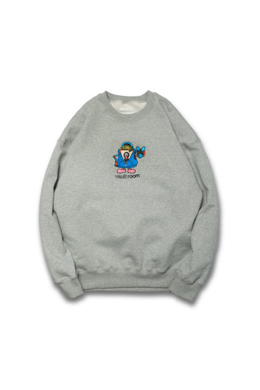 LUKE COS CREWNECK / GRAY - vaultroom 公式オンラインストア