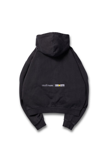 MOON & SUN DYED ZIP HOODIE / BLACK - vaultroom 公式オンラインストア